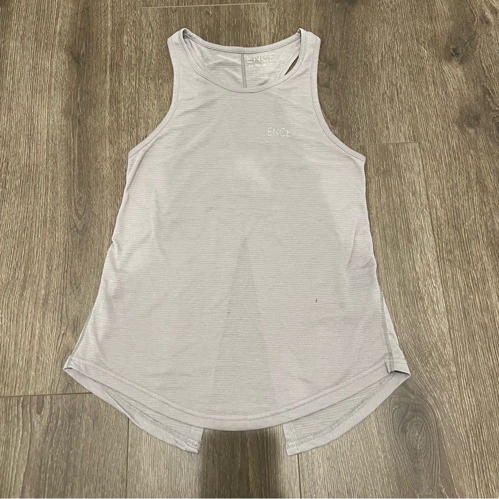 Tank top with open back